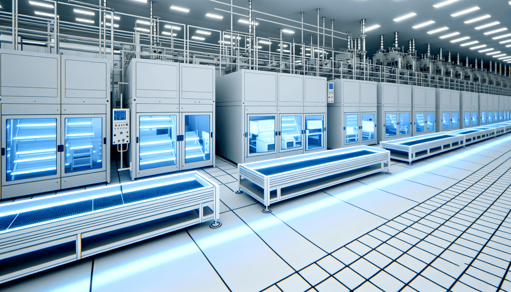 Modern UV LED systems and traditional mercury vapor lamps comparison showcasing different artificial UV generation technologies used in industrial applications